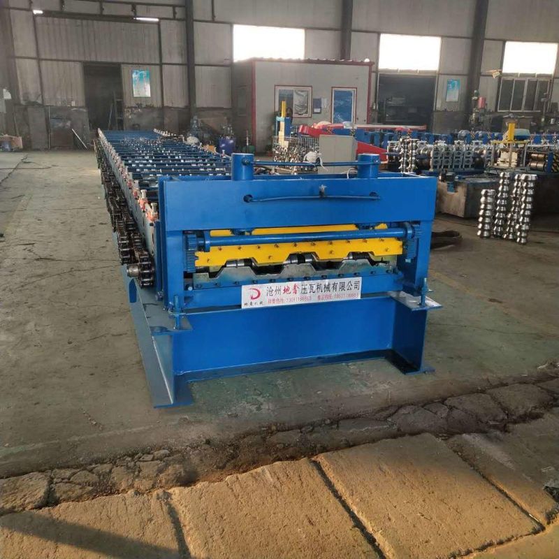 Steel Sheet High Pressure Floor Deck Roll Forming Machine in Botou Dixn Factory