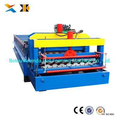 Building Material Single Skin Metal Steel Sheet Glazed Tile Making Machinery