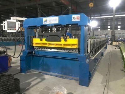 Galvanized Thin Material Barrel Corrugated Steel Roofing Sheet Tile Making Roll Forming Machine