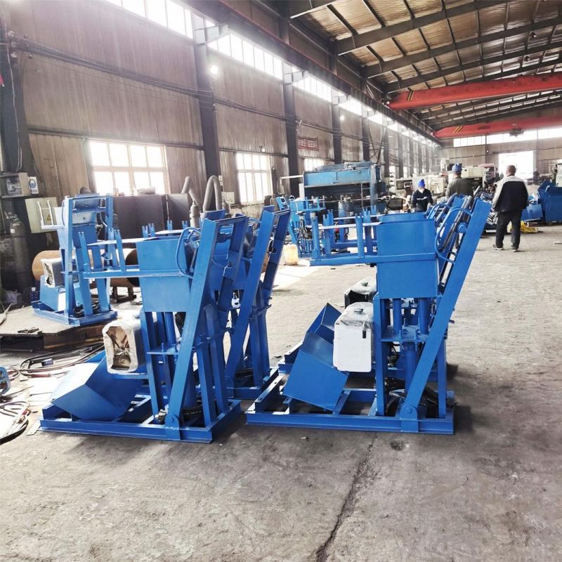 High-Powered Diesel Engine Clay Interlocking Brick Machine Briquetting Machine