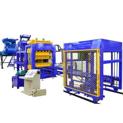 Qt12-15 Hydraulic System Automatic Cement Concrete Block Brick Making Machine