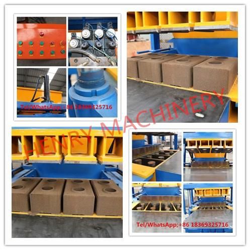 Building Material Making Machine/ Hot Sale Hr4-14 Automatic Soil Interlocking Brick Machine for Industry