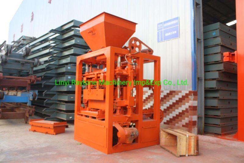 Qt4-35 Semi Automatic Curbstone Brick Pressing Machine Pavement Brick Forming Machine