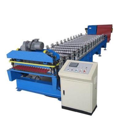 Aluminum Corrugated Colored Steel Roof Sheet Making Machinery Metal Roofing Galvanized Roll Forming Machine