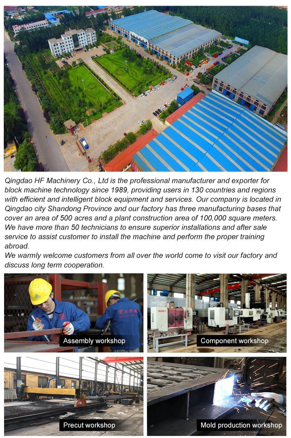 Qingdao Hf Fully-Automatic Block Making Machine Heavy Machinery Brick Production Line