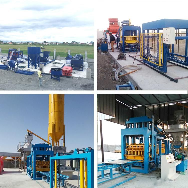 Qt10-15 Hydraulic Automatic Concrete Block Making Machinery in Zambia