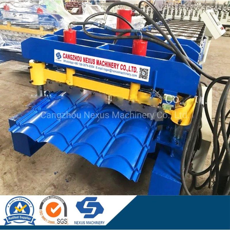 Metal Step Tile /Q Tile /Glazed Tile Roofing Sheets Roll Forming Machine