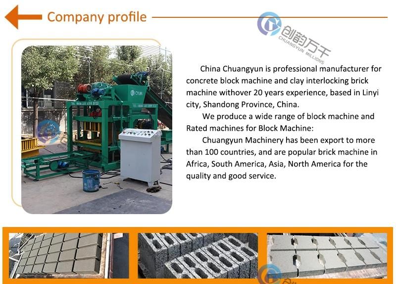 Qt 4-25 Concrete Block Making Machine Fly Ash Brick Machine Price