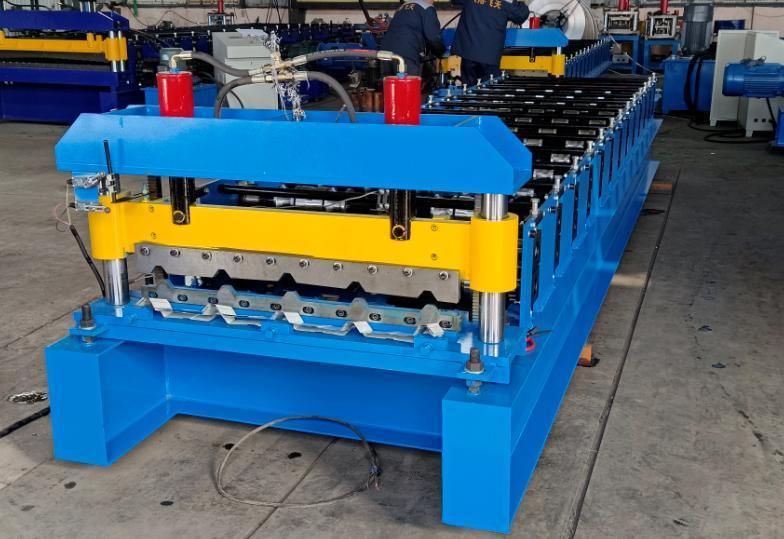 Ibr Roofing Sheet Iron Steel Corrugated Roof Sheeting Metal Double Layer Tile Panel Roll Forming Machine