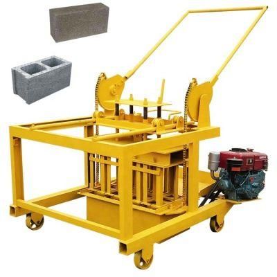 Qmj4-40 Diesel Engine Mobile Block Machine Price in Guyana