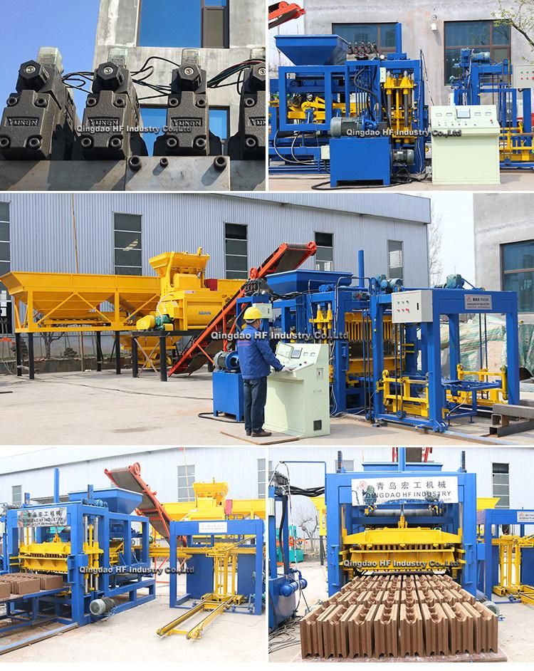 Qt5-15 Uganda Price of Concrete Block Making Machine/Money Maker/Auto Brick Making Machine