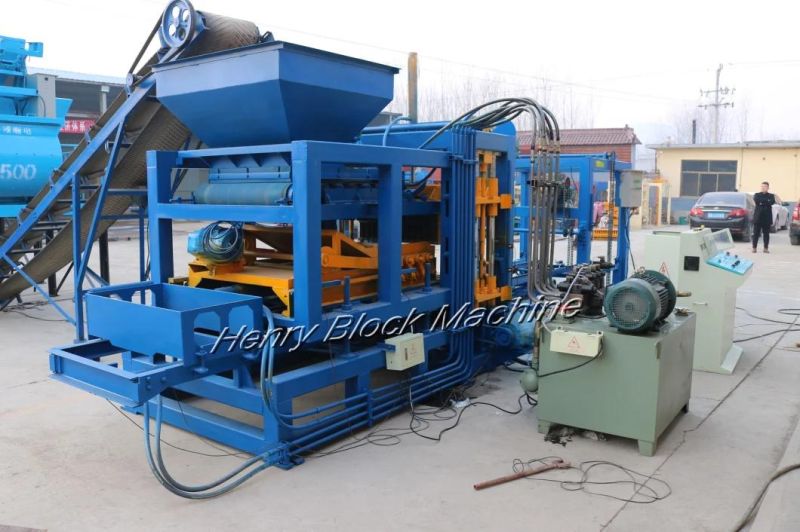 Qt4-15 Automatic Concrete Block Making Machine Paving Stone Brick Machine Price in South Africa