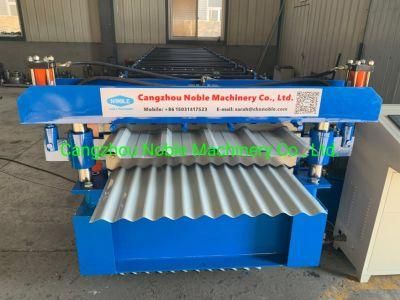 Double Layer Two Profiles Roofing Sheets Metal Roof Wall Panel Roll Forming Machine