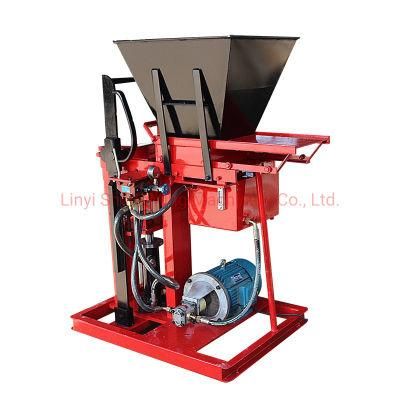 Semi-Auto Small Clay Soil Interlocking Brick Machine in Africa