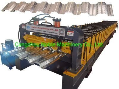 Automatic Steel Profile Deck Floor Cold Roll Forming Machine