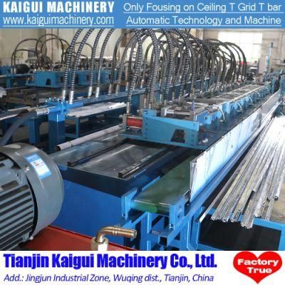 T Grid Production Line Cold Roll Forming Machine