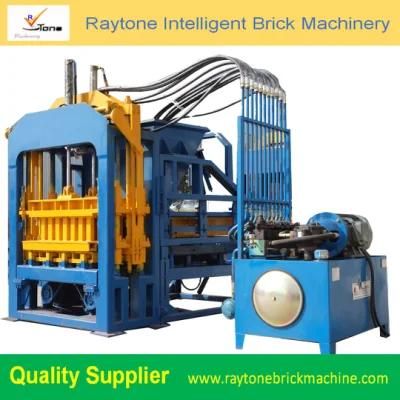 Qt4-15 Fully Automatic Paver Moulding Block Machine Hollow Brick Making Machinery