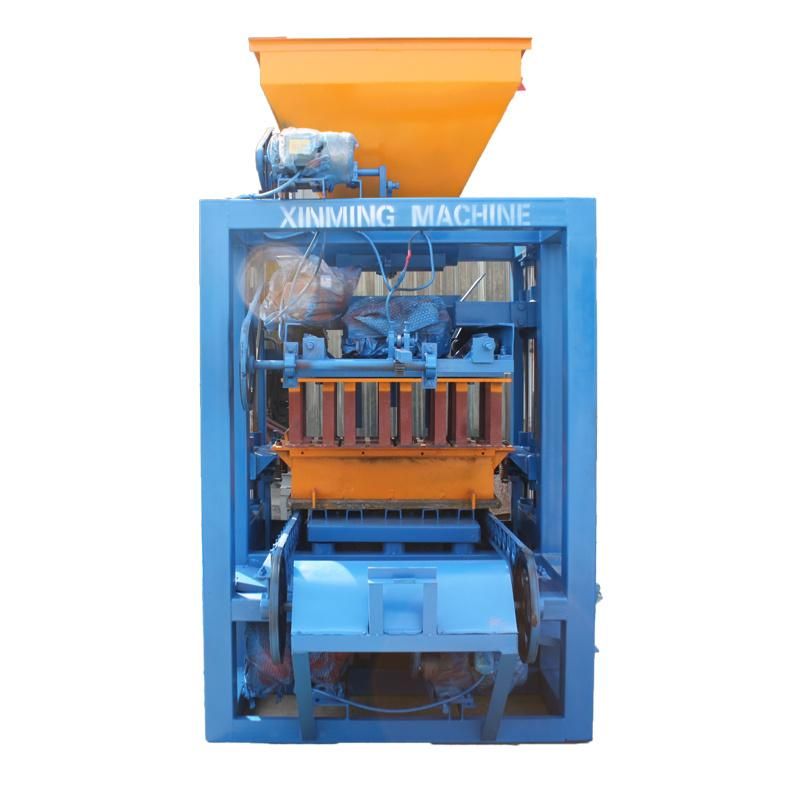 Manufacturer Qt4-24 Semi Automatic Vibration Paver Brick Hollow Block Making Machine in India