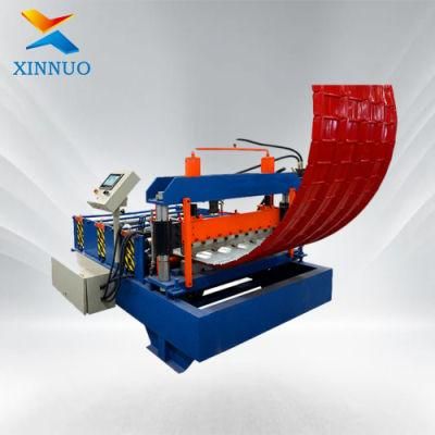 CE Approved New Xinnuo Main Nude Packing with Plastic Film Roll Formers Curve Bending Machine
