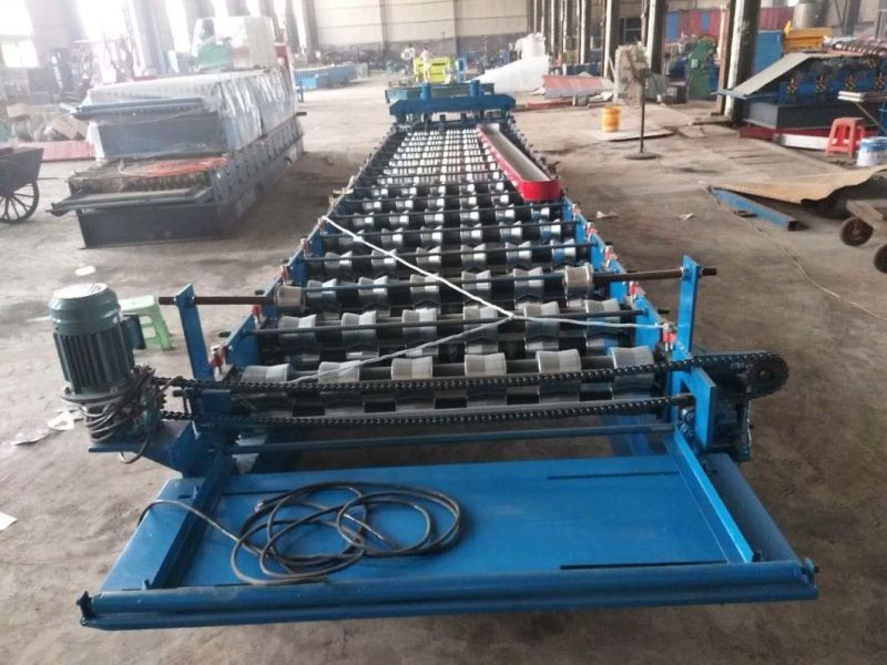 Dixin Certificated Glazed Tile Roof Panel Roll Forming Machine