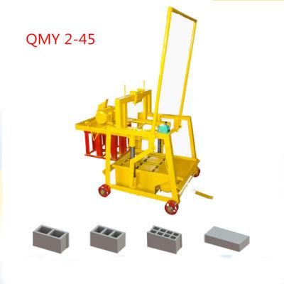 Customize 2A 1600/8h Mini Mobile Brick Making Machine for Clay/Hollow/Fly Ash/Concrete Cement/Pavers Ect