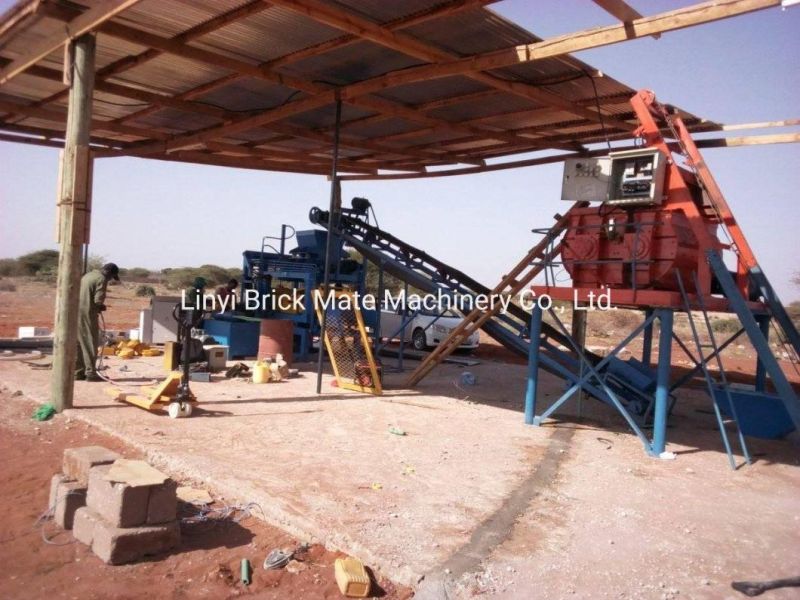 Construction Machinery Qt4-18 Medium Scale Automatic Hydraulic Concrete Brick/ Block Making Machine in Bangladesh for Hollow Paver Bricks