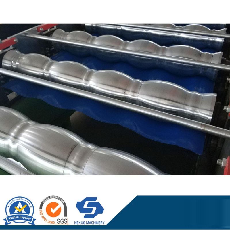 New Design Popular Sheet Metal Roofing Circular Glazed Tile Forming Machine