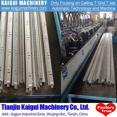 T Grid Forming Machine for Ceiling T Bar Main Tee and Cross Tee Real Factory