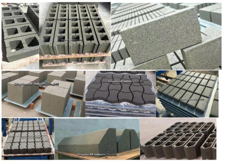 Cement Semi Block Making Machine Brick Making Machine (QT4-25)