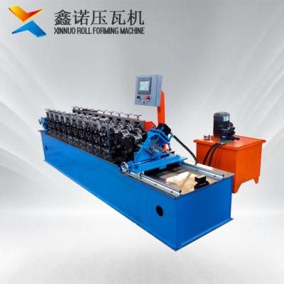 Galvanized Steel Roof Tiles Presse Hydraulic Machinery Light Keel Roll Forming Machine