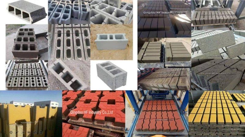 Qt6-15 Automatic Block Production Line Concrete Block Making Machine Price