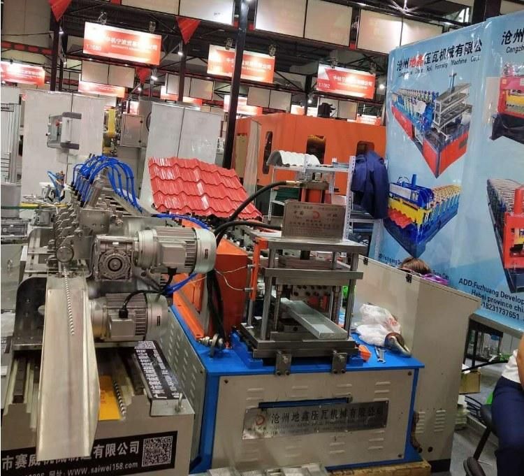 Roof Tile Making Machinery Ridge Capping Roll Forming Machine