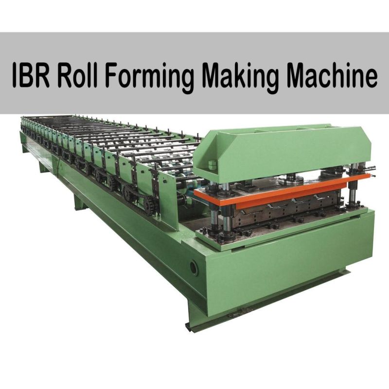 Building Material Automatic Ibr Roof Sheet Steel Profile Making Roll Forming Machine Manufacturer