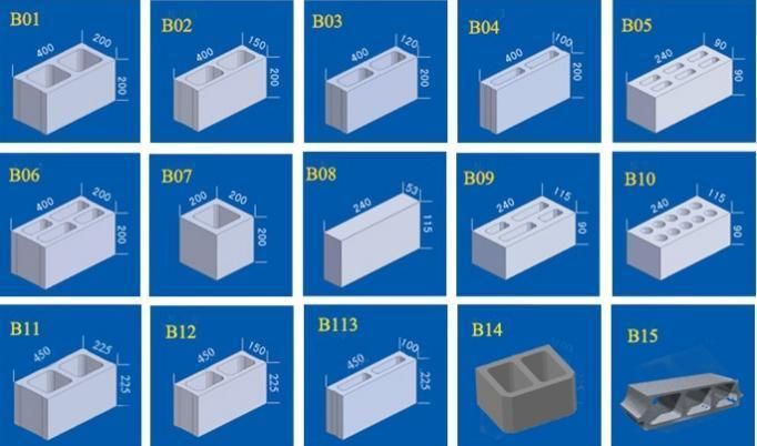 Qtj4-40 Small and Cheap Concrete Block Making Machine