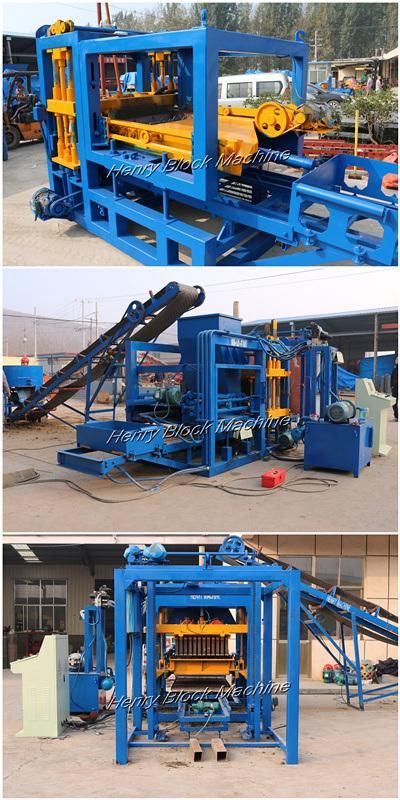 Qt4-18 Fully Automatic Block Moulding Machine Paving Blocks Hourdis Brick Making Machinery