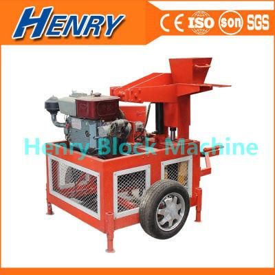 Hr1-20 Diesel Engine Hydraform Clay Brick Forming Machine, Movable Automatic Brick Machine