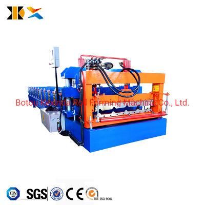 Xn-840 Metal Roofing Sheet Corrugating Iron Galvanized Roof Sheet Roll Forming Making Machine Line