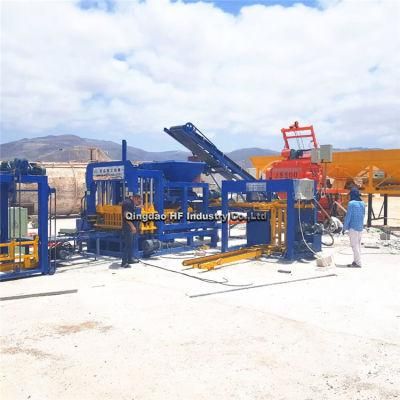 Qt5-15 Automatic Hydraulic Concrete Cement Breeze Road Concrete Paving Block Making Machine