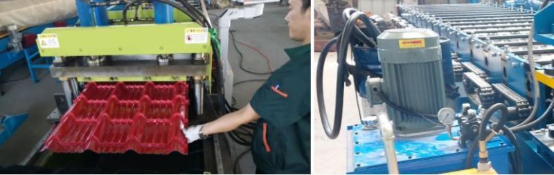 Anti Condensation Roofing Sheet Making Machine Roof Use Glazed Tile Roll Forming Machine