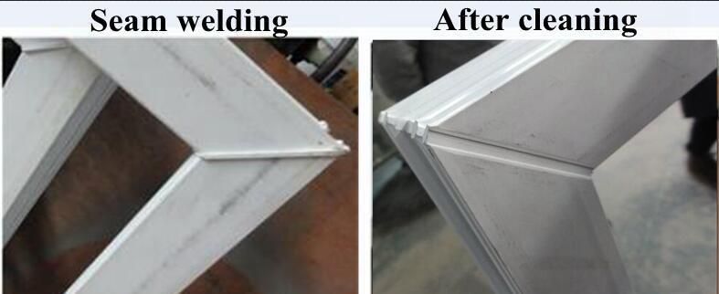 CNC Corner Cleaning PVC Machine to Make Windows and Doors