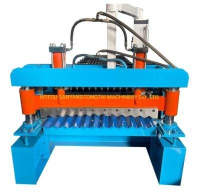 Corrugating Iron Sheet Roll Forming Making Machine Cold Galvanizing Line