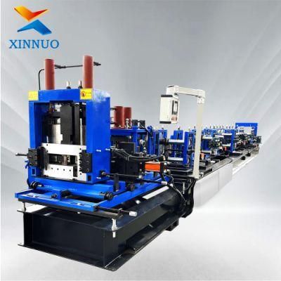 Good Service New Customized Shaped Steel Automatic C Purlin Cold Roll Forming Machine