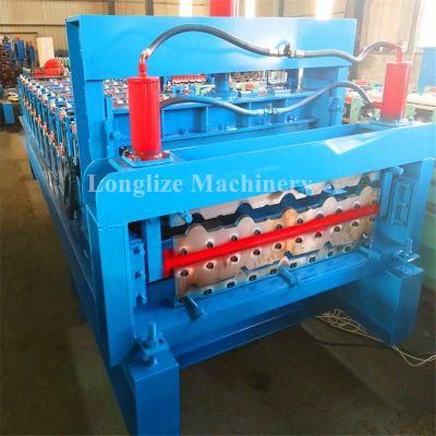 Glazed Metal Roof Sheet Corrugated Tile Roll Making Machine