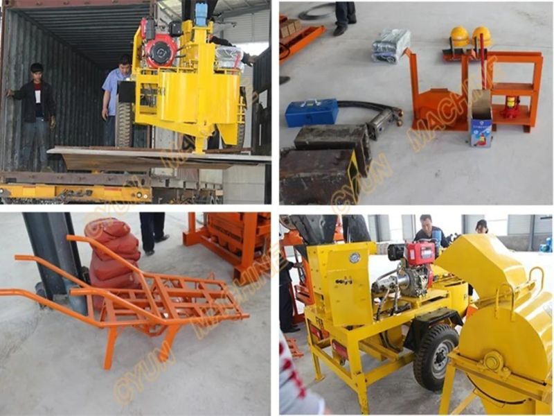 M7mi Semi Automatic Clay Hrdraform Brick Making Machine in Nigeria