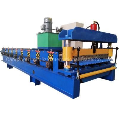 Round Corrugated Roofing Sheet Roll Forming Machine
