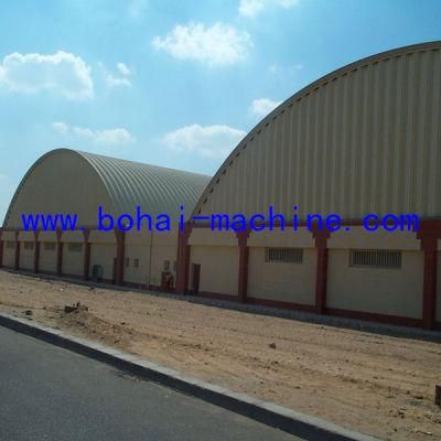 Bohai 1000-610 Steel Arch Sheet Project Machine on Wall