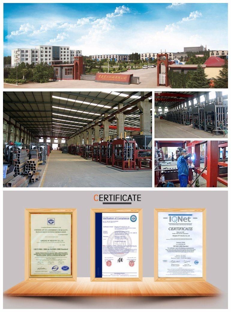 Qt4-25 Cement Sand Fly Ash Hollow Interlocking Block Making Machine in Nigeria