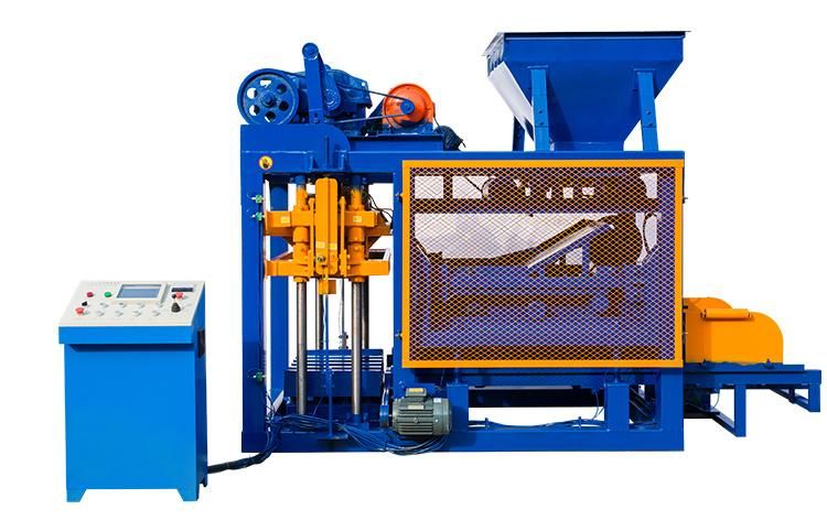 Paver Brick Block Machine Price Interlocking Qt4-25 Fly Ash Cement Concrete Moulding Hollow Block Brick Making Machine