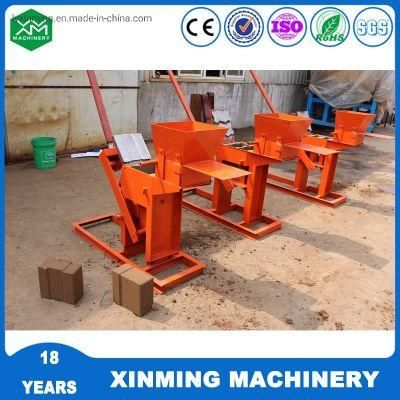 Manual Xm2-40 Block Brick Making Machine Clay Brick Machine with ISO