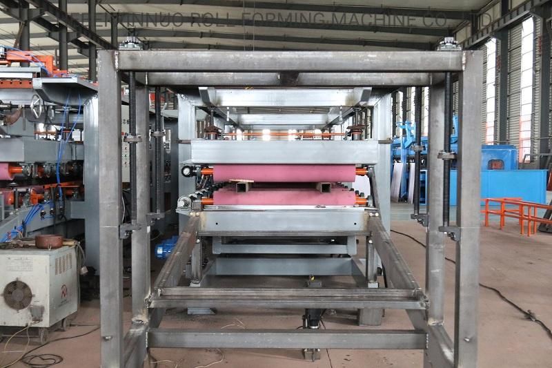 Manufacturing EPS Rock Wool Sandwich Panel Machine Z Lock Sandwich Roof Panel Production Line